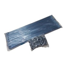 Rayos Importados 195 x 2 mm.x gruesa c/Niple *F Rayos Importados 195 x 2 mm.x gruesa c/Niple *F